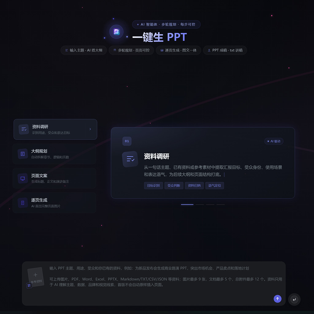一键生PPT